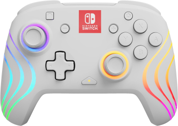 Official Afterglow Wave Wireless Controller Nintendo Switch - White